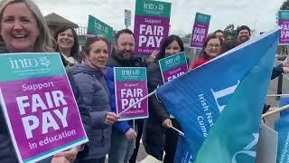 Teachers take strike action in Belfast