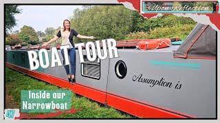 Boat TOUR Inside our Narrowboat. Ep47