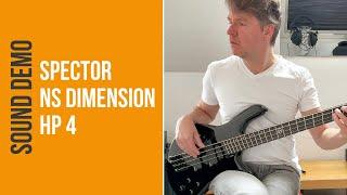 Spector NS Dimension HP 4 - Sound Demo (no talking)