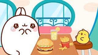 Molang and Piu Piu eat the Best Burger 