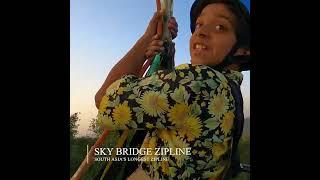 Sky Bridge Zipline Cherat: South Asia's Longest Zipline in the Home of SSGs #shorts