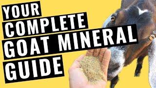 Goat Mineral Guidelines