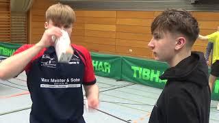 Hoermann vs Reindl   20230402TV Hilpoltstein 2 vs TTC Kist Regionalliga Table Tennis Stativ