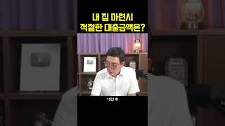 내집마련시 적절한 대출금액은?