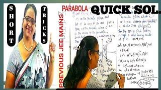 PREVIOUS YEARS JEE  MAINS 2014-2020 (PARABOLA) QUICK SOL. - MATHS SUPER TIPS AND TRICKS-By LAKSHMI