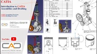 Introduction to Catia Assembly and Drafting | Catia Course for beginners | Catia Tutorials