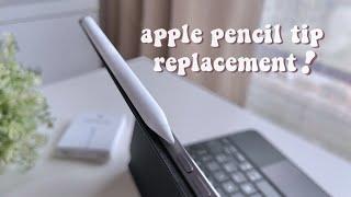  Apple Pencil Tip Replacement  Aesthetic Unboxing + ASMR ️