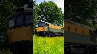 Class 33 diesel loco on the SVR