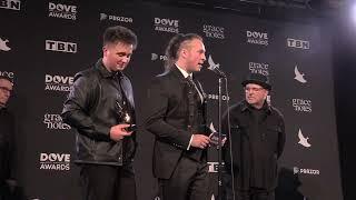 The Sound Reacts To First Dove Award Win | 53rd Dove Awards