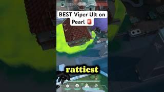 Ratty Viper Ult on Pearl YOU MUST LEARN‼️#valorant #valoranttips