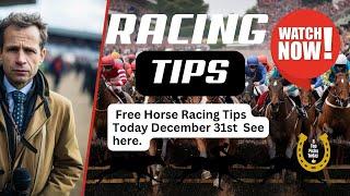 Free Horse Racing Tips Today Tuesday 31st  December Racing Today top picks #horseracing