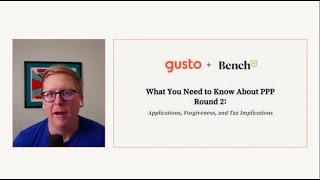 What You Need to Know About PPP Round 2: Applications, Forgiveness, and Tax Implications w/ Bench