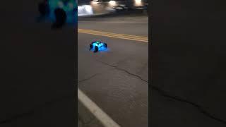 #traxxas #erevo 2.0 #fun #night rip lit up  #amazon 7$ #ice #blue #led on 2 2s #lipo #rccar #shorts