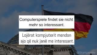 MESO GJERMANISHT -  MESIME TE RENDESISHME QE JU MBUSHIN ME FJALE TE REJA - ALBANISCH - DEUTSCH