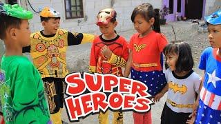 Parodi Lucu!!!Rara dan Superhero Melawan Penjahat  Kostum Baru Superhero Part 1 & 2 []Nursery rhymes