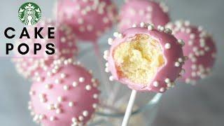 How to Make CAKE POPS | DIY Starbucks Copycat Birthday Cake Pops Recipe