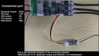 MKS VESC Lesson 2  Bluetooth connection test