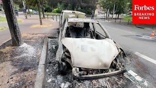 Cars In Nanterre, France, Torched During Protests Over 17-Year-Old Delivery Driver Killed By Police