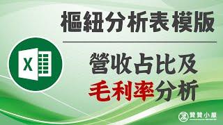 Excel毛利率公式：1個快速計算成本利潤的範例