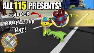 ALL 115 PRESENTS in WOBBLY LIFE! UNLOCK THE PROPELLER HAT! PS4/PS5/Xbox/PC