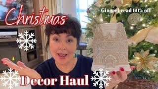 CHRISTMAS DECOR FOR 2023 | GINGERBREAD DECOR HAUL