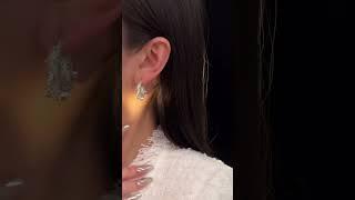 New Silver Circle Korean earrings#jewellery#fashion#youtube#viral#shorts#