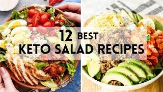 12 Best Keto Salad Recipes #sharpaspirant #ketodiet #ketorecipes #keto #ketosalad