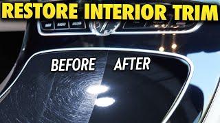 How to Remove Scratches and Restore Repair Interior Car Trim Easily