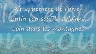 Caresse sur L'Ocean, Lyrics