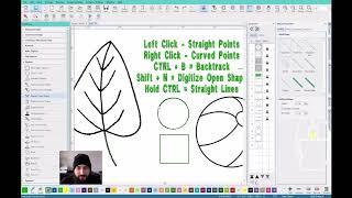 HATCH embroidery digitizing tutorial for beginners : how to use the run stitch