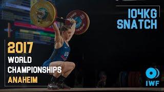 Mattie Rogers | 104kg Snatch