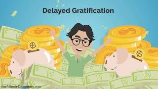 The Economics Behind Instant and Delayed Gratification Explained in One Minute: Consuming vs. Saving