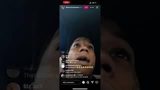 dmg lil deuce on Instagram live get into a high-speed with switches in the car ‍￼