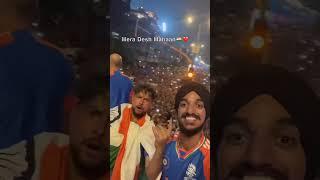 Indian cricket team celebration of T20 World Cup in Mumbai wankhede stadium #india #t20worldcup