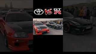 Toyota supra vs Nissan gtr 