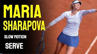 Maria Sharapova Slow Motion Serve Compilation