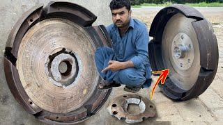 Tractor Broken Clutch Flywheel Repair With Very Useful and Amazing Technique…