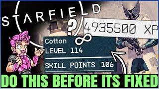 Starfield - How to Get 60K XP A MINUTE & LEVEL UP FAST - Infinite Skill Points, Money & Resources!