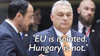 Orbán ellenzi az EU Ukrajna támogatását, mivel a vezetők 150 milliárd eurós védelmi fellendítést hagynak jóvá