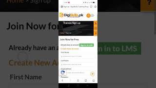 Digiskills enrollment & sign-up #digiskillspk #digiskills #digiskillscourse