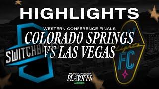 11.16.24 | Colorado Springs Switchbacks FC vs. Las Vegas Lights FC - Game Highlights