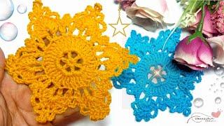 ‼️Crochet Christmas Ideas Super Easy Crochet Snowflakes Ornaments ️ Crochet snowflake Patterns