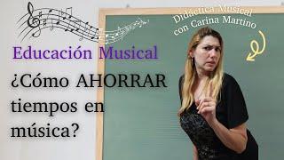 Cómo ahorrar tiempos en música y la paz mental que necesitas durante el año - Pedagogía musical