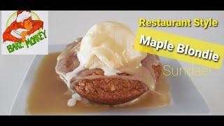 Maple Blondie Recipe (Restaurant Style)!