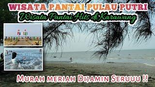 Pantai Pulau Putri Cikeong Karawang || Wisata Pantai Hits Karawang