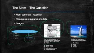 The Elements of a MCQ Test Item