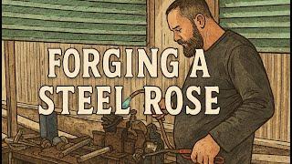 Forging a Steel Rose | Blacksmith Crafting & Hot Forging @Mr.E.Kolesnikov