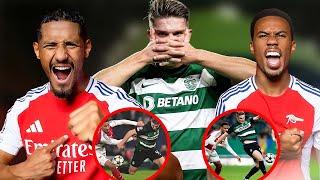 Gabriel Magalhaes, William Saliba defensive "DUO"  BULLIED Gyokeres