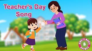 Teacher's Day Special 2023 - English Rhymes | Thank You Song | Guru Purnima | Bindi's Music & Rhymes