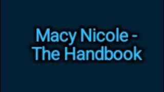 Macy Nicole - The Handbook (Lyrics)